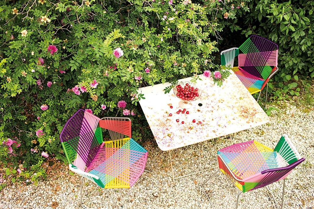 Стул из плетеной инженерной пластмассы с подлокотниками MOROSO Tropicalia ARCH-00054501 - Вид №1