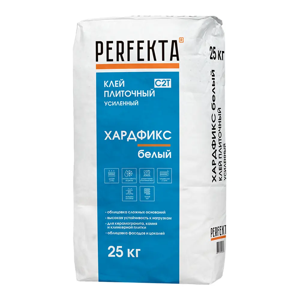 Perfekta Хардфикс С2Т - усиленный клей для плитки и камня 25 кг 12983497 STLM-0002633