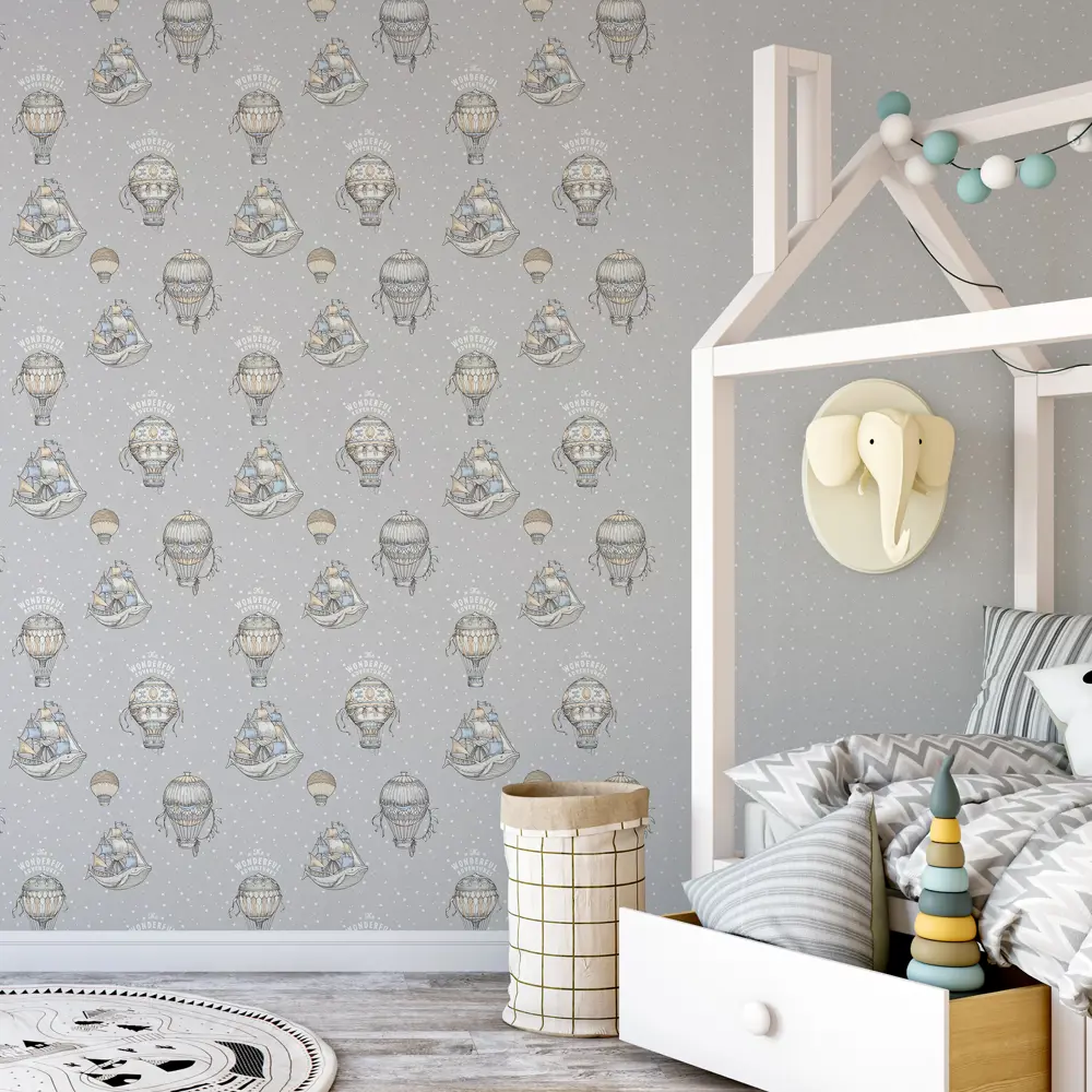 PALITRA HOME Wonderful - флизелиновые обои серебристого оттенка 82770565 STLM-0035773 - Вид №7