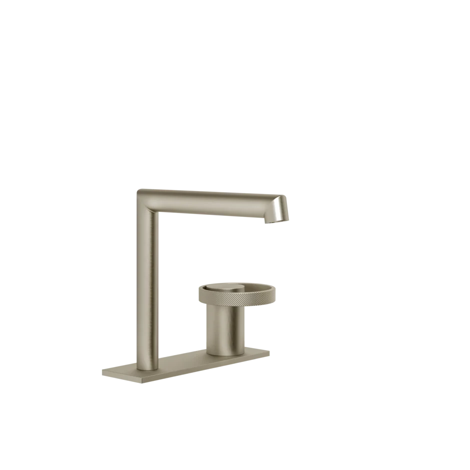 Смеситель для умывальника 63315 149 Gessi Anello МАТОВЫЙ НИКЕЛЬ FINOX 63315149