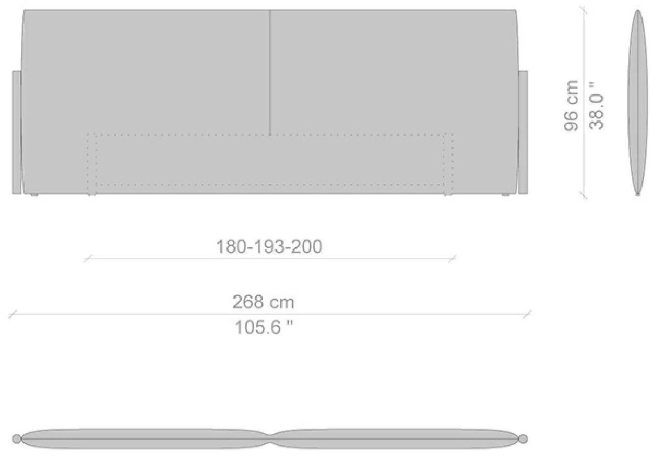 Cassina Кровать с мягким изголовьем Bio-mbo sun-id-1462838 - Вид №17