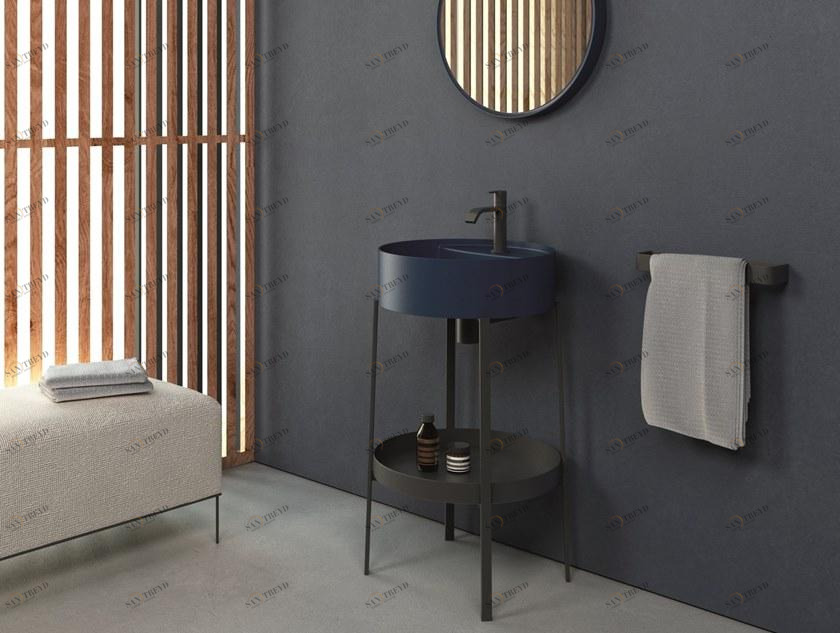 Напольная раковина стоящая овальная Nic CONSOLLE sun-id-1392703