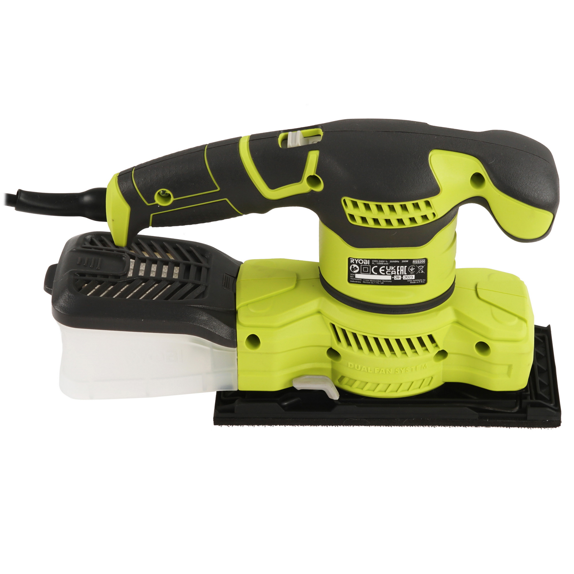 Виброшлифовальная машина Ryobi RSS200-G 5481143 STDN-0096988 - Вид №3