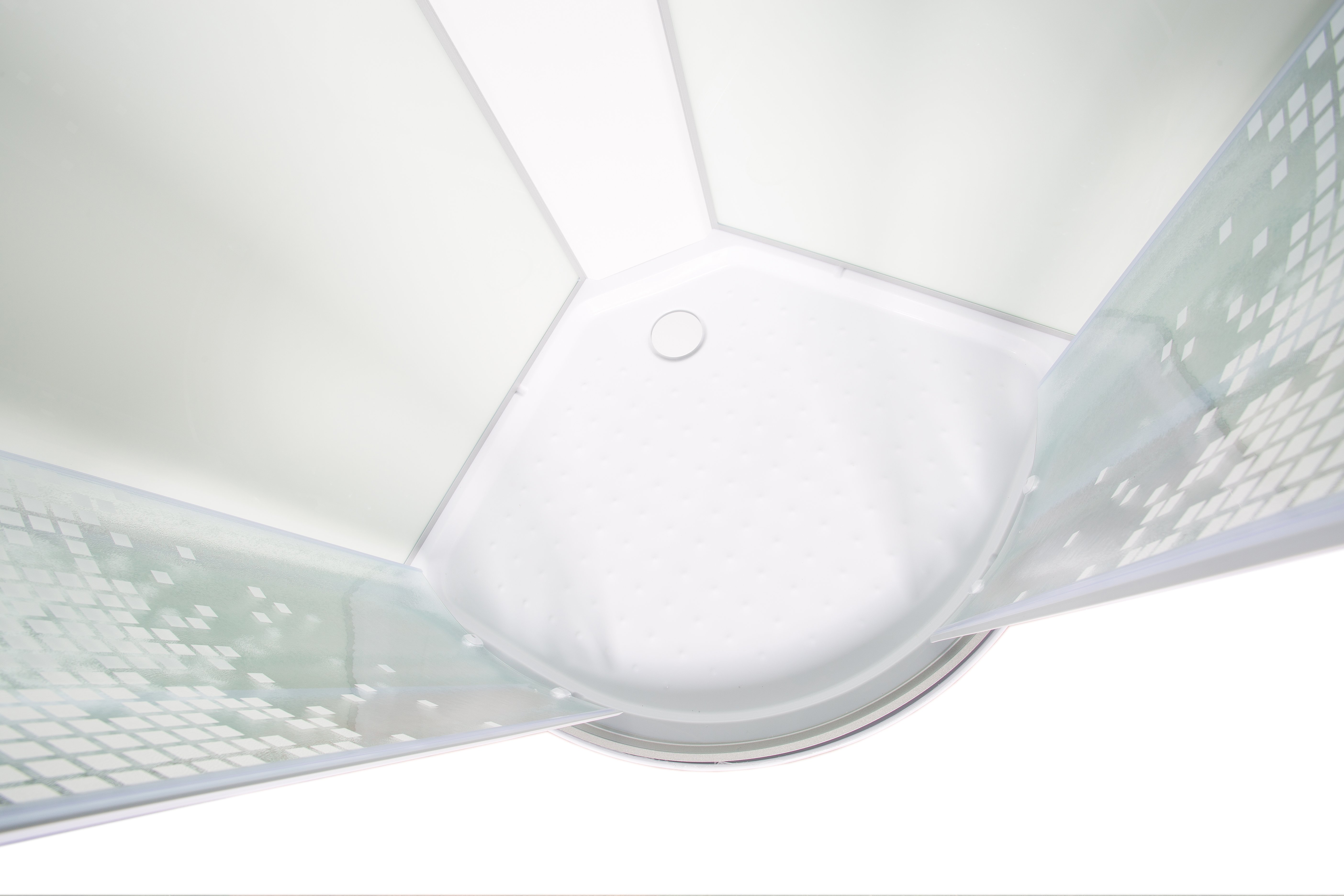 B01S+ эл. BLACK Душевая кабина DETO Серия В L 908 N без крыши - Вид №23