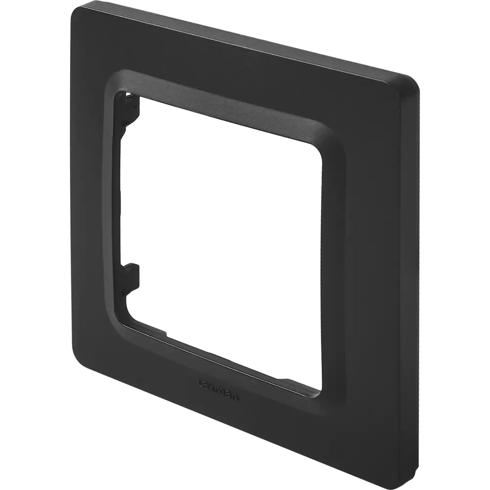 LEXMAN LILIAN - Декоративная рамка Modern для розеток и выключателей, антрацит 86761662 STLM-0071374 - Вид №1