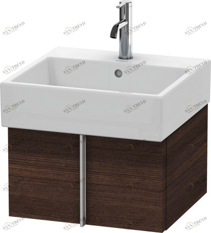 VA612405353 Тумбочка подвесная Vero Air #VA6124 484 x 431 мм Каштан темный, декор Duravit
