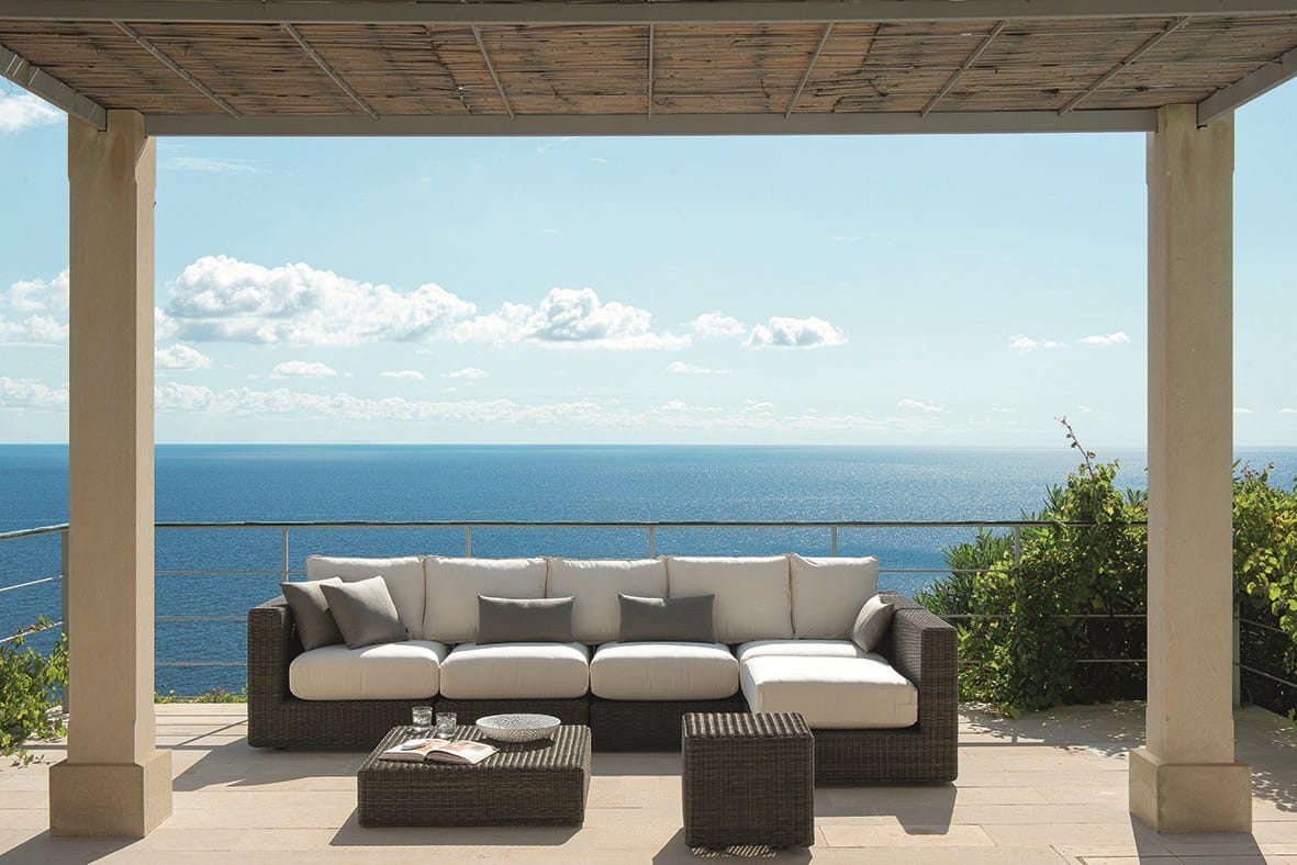 Низкий садовый столик в Ethimo EtWick® ARCH-00107357 - Вид №4