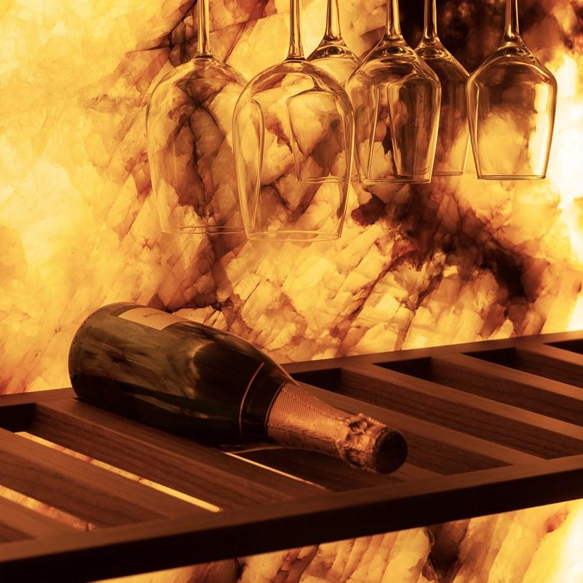 Greenapple Барная стойка из мрамора со встроенной подсветкой Perfect raw G703150  - Вид №5