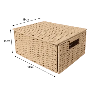Корзина Konsensa 18x15x30 см бумага цвет бежевый 89439472 STLM-2169875