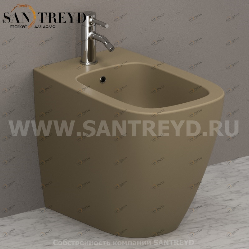 GN009PA Биде напольное GENESIS Ceramica Globo