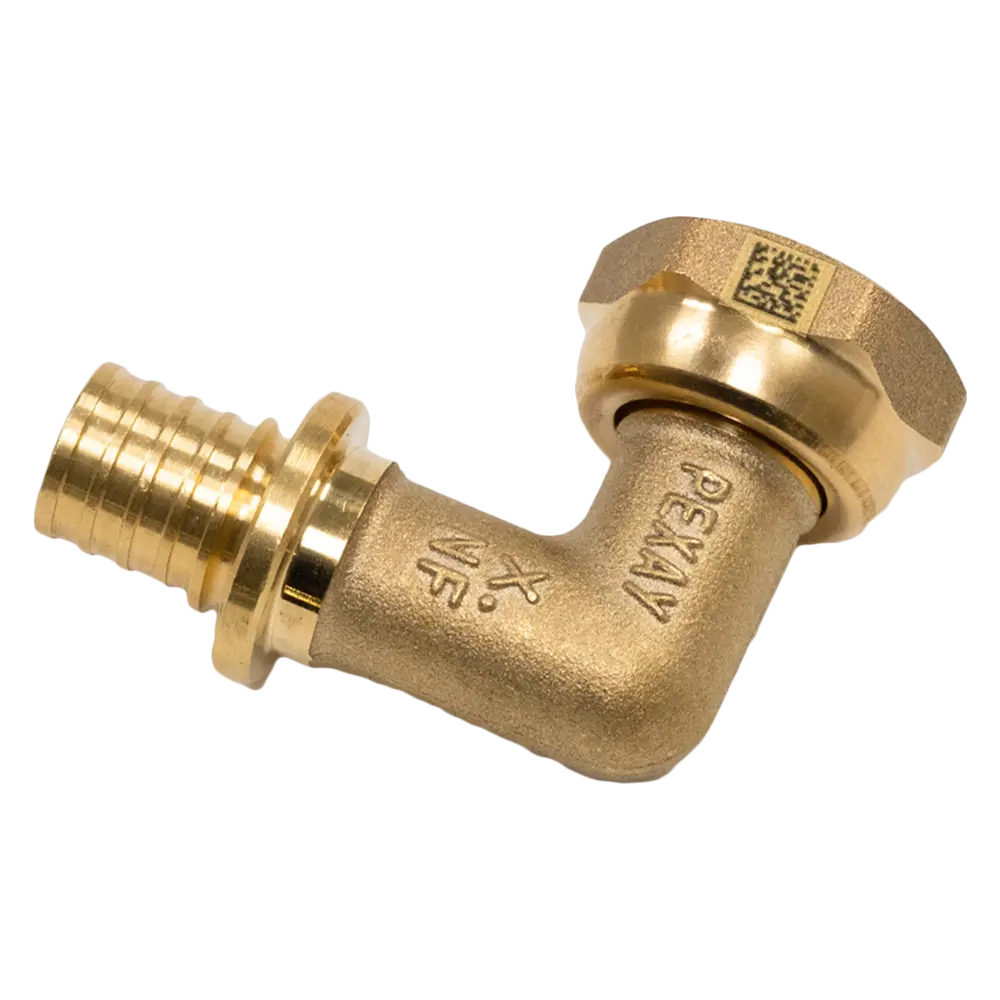 Угловой фитинг Рехау 90° для труб 1/2" с накидной гайкой 89376573 STLM-1482137 - Вид №3