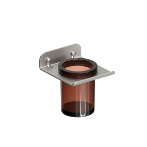 185702 Держатель для стакана 12 см цвет Серый Sonia QUICK Испания