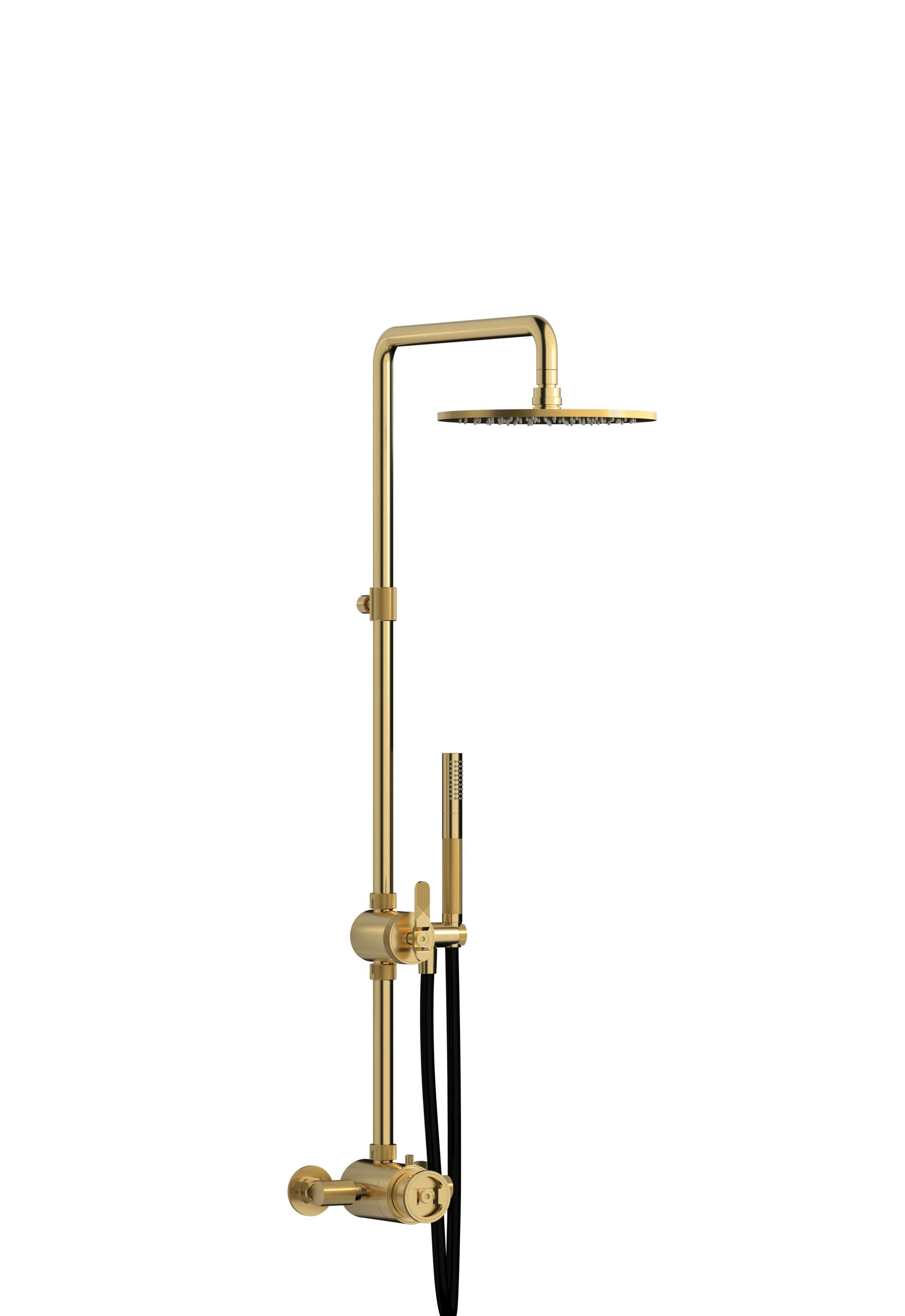 Настенная термостатическая душевая колонна с ручным душем IB Bold ARCH-00071043 - Вид №15