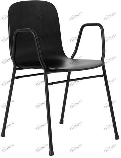 Hem Штабелируемый стул из стали и дерева с подлокотниками Touchwood sun-id-1466868