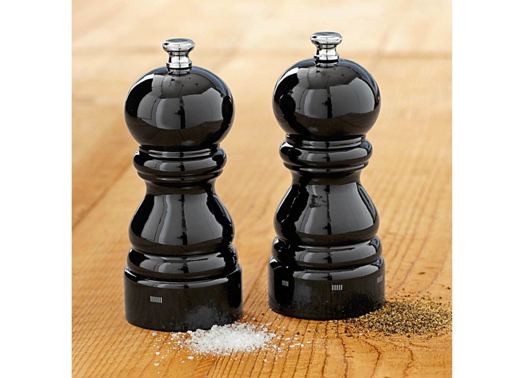 Мельница для соли черная 12 см Paris PEUGEOT ДИЗАЙНЕРСКИЕ 00-3952145 Черный  - Вид №1