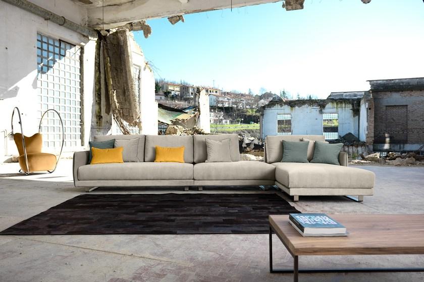 Domingo Salotti Диван из ткани с шезлонгом Araki sun-id-1379478 - Вид №1