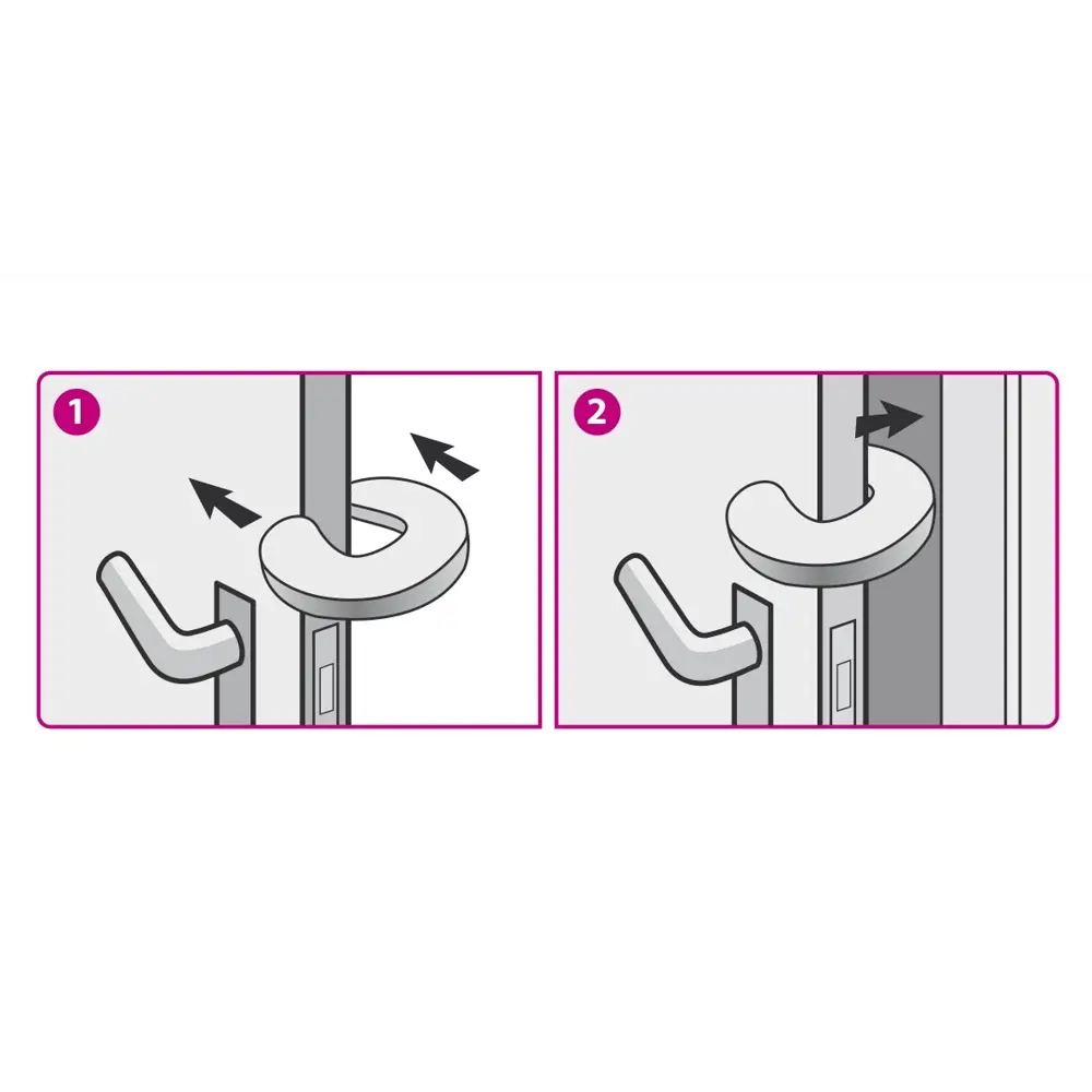 Блокиратор двери «Жираф» CD5078, резина, цвет оранжевый Santreyd STLM-2007022 - Вид №2