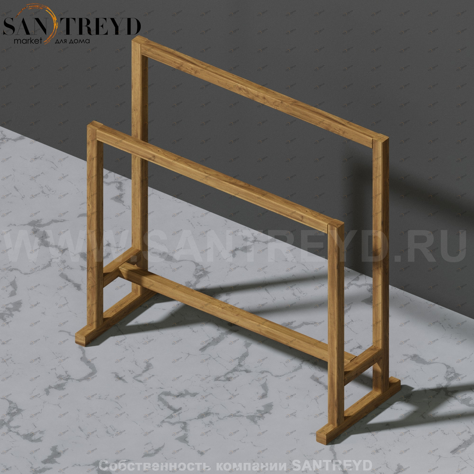 Effegibi BODYLOVE Полотенцедержатель из термообработанной древесины AR20900027