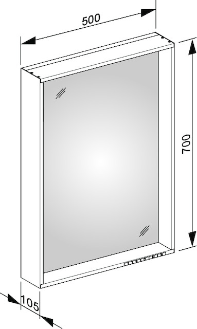 33097ZZ1003 Зеркало с подсветкой KEUCO Plan - Вид №13