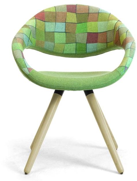 Leyform Кресло на жердочке из дерева и ткани с подлокотниками Samba sun-id-1376485 - Вид №1