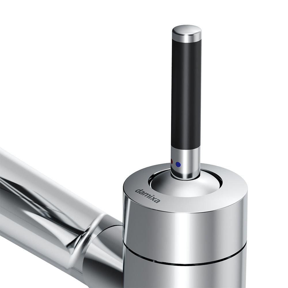 290007464 смеситель для кухни поворотный излив 236 мм (черный) шт Damixa Arc - Вид №4