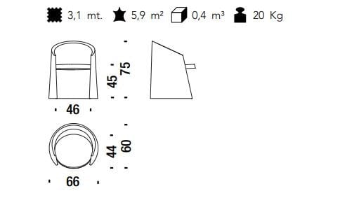 Тканевое кресло с подлокотниками MOROSO ARCH-00004475 - Вид №1