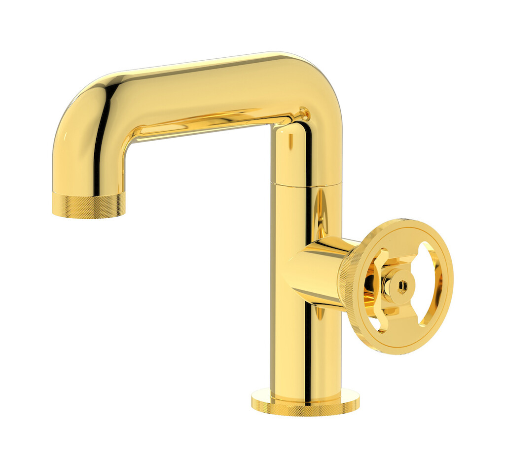 Смеситель для раковины на 1 отверстие в комплекте с донным клапаном WE ARE IB b1200oo Gold Bold