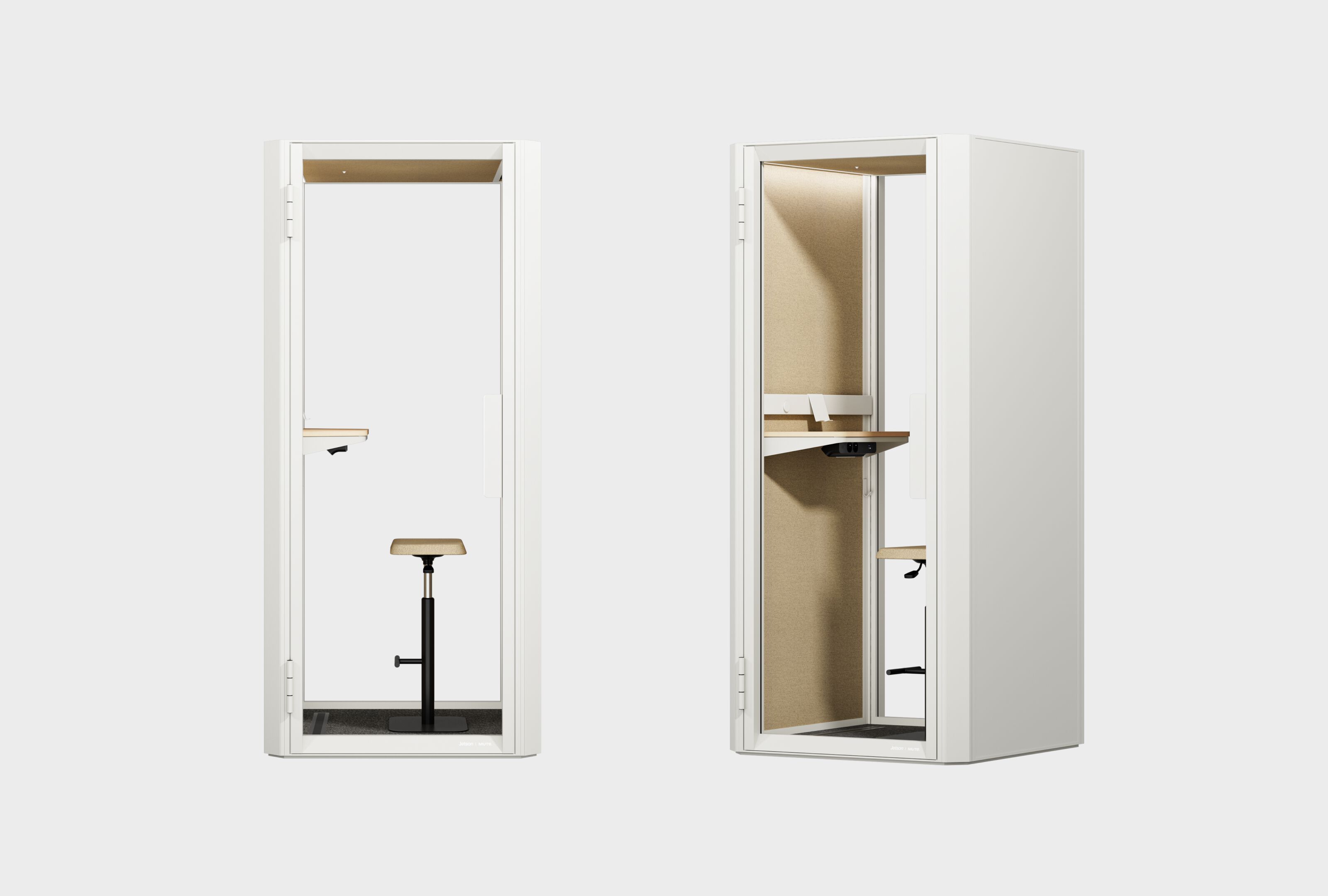 Одноместная акустическая офисная кабина со встроенным освещением Mute Jetson ARCH-00084884 - Вид №1