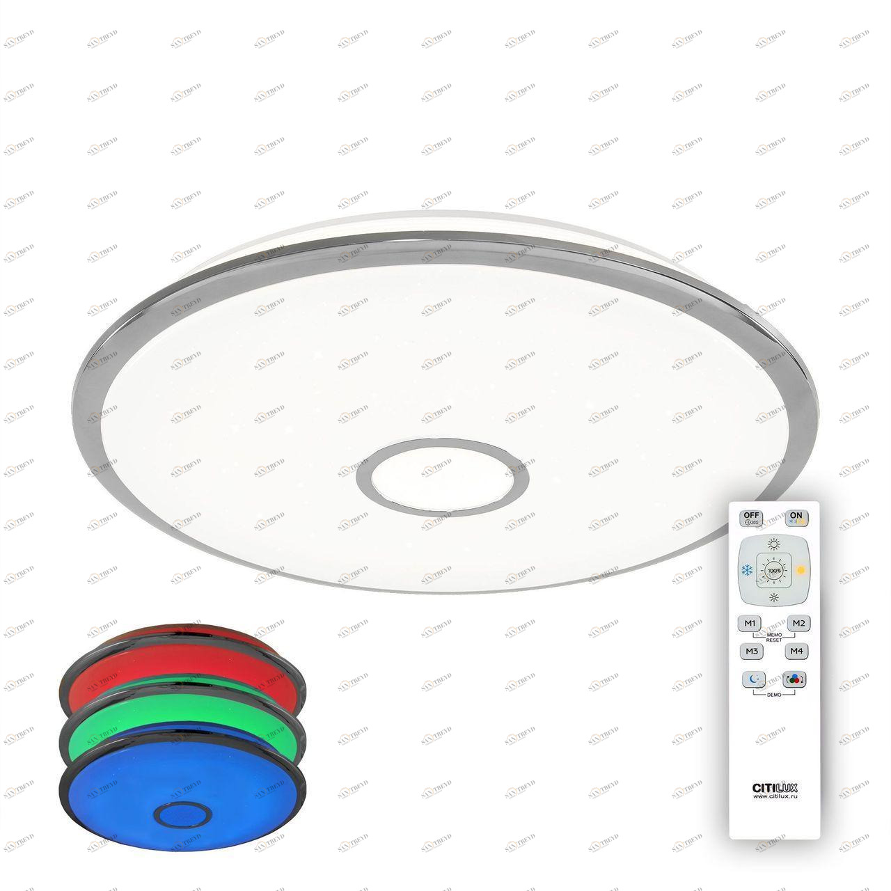 Потолочный светодиодный светильник Citilux СтарЛайт CL703100RGB CITILUX ДИЗАЙНЕРСКИЕ 276665 Белый 