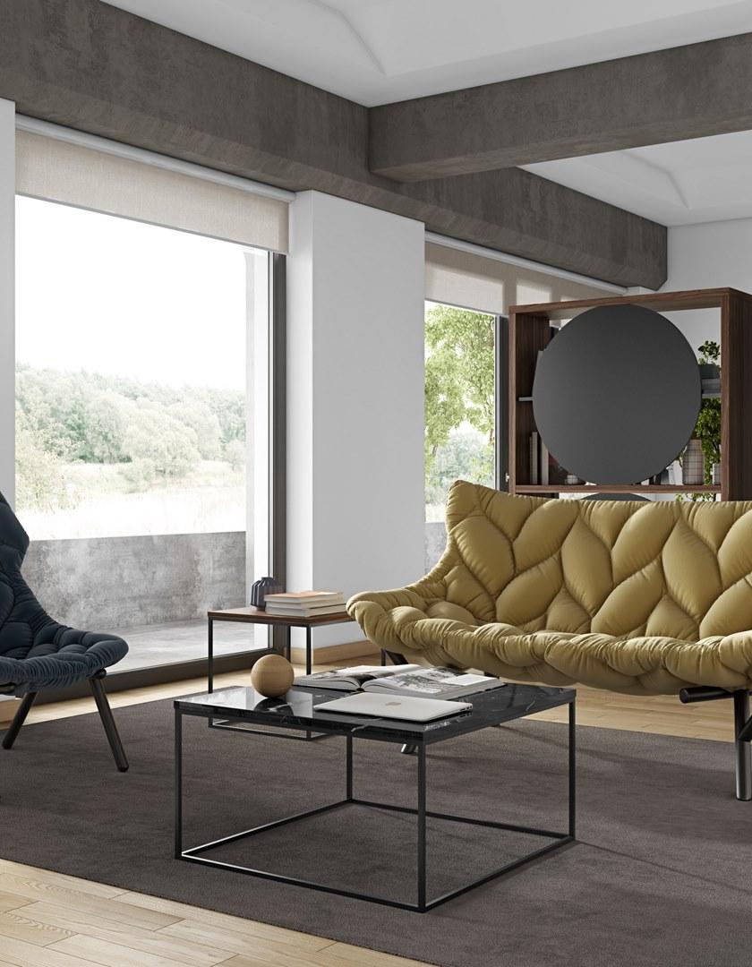 TemaHome Квадратный мраморный журнальный столик Gleam sun-id-1491550 - Вид №13