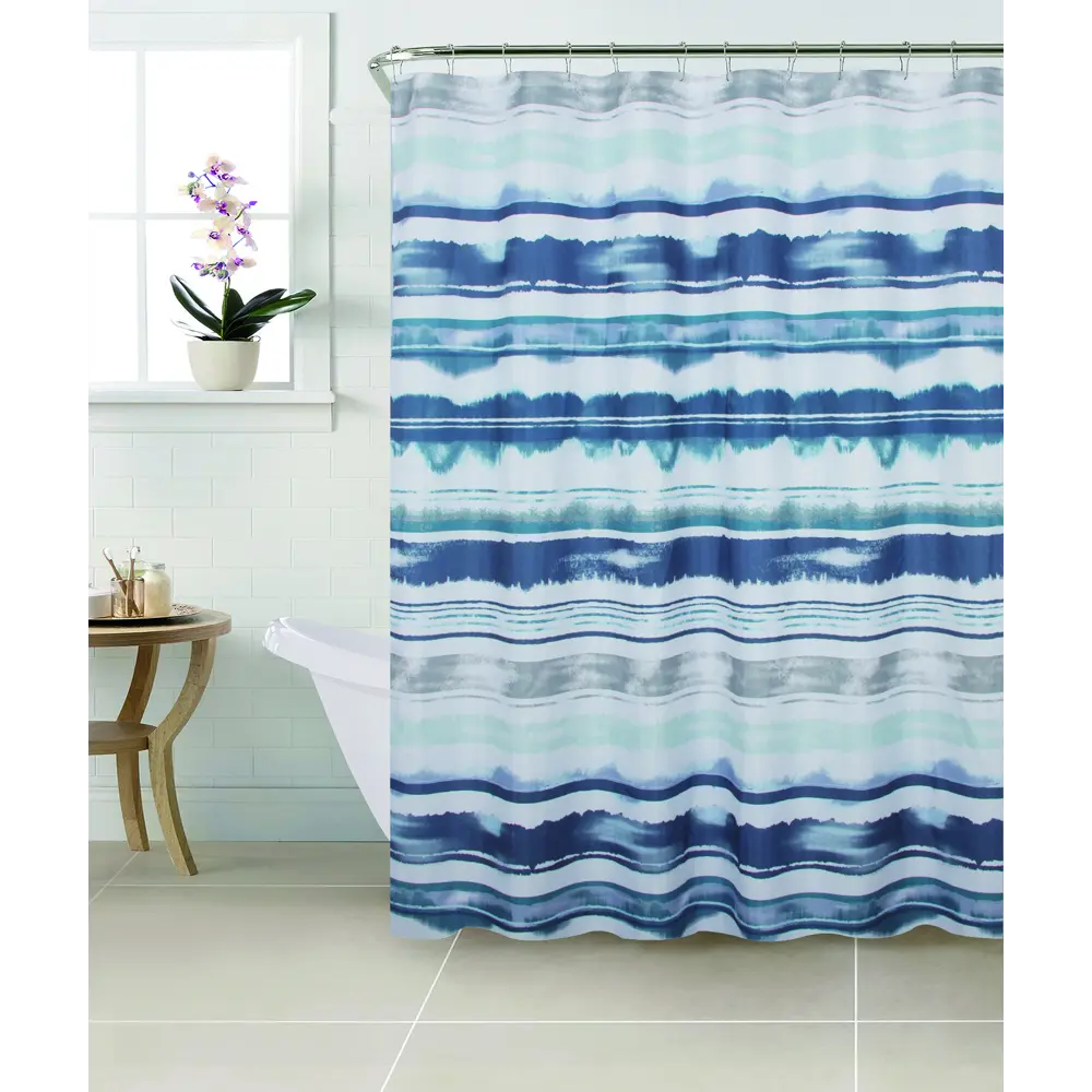 Штора для ванной комнаты Bristol, 180x200 см, полиэстер SWENSA SWC-90 STLM-2175271 - Вид №1