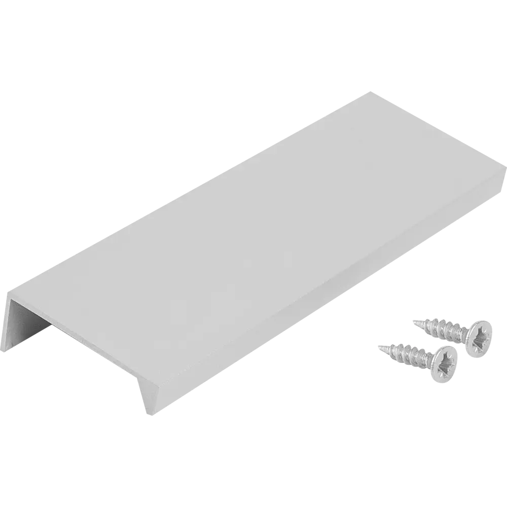 84534407 Ручка-профиль мебельная CA1 124 мм алюминий цвет серый STLM-1011280 Jet  - Вид №4