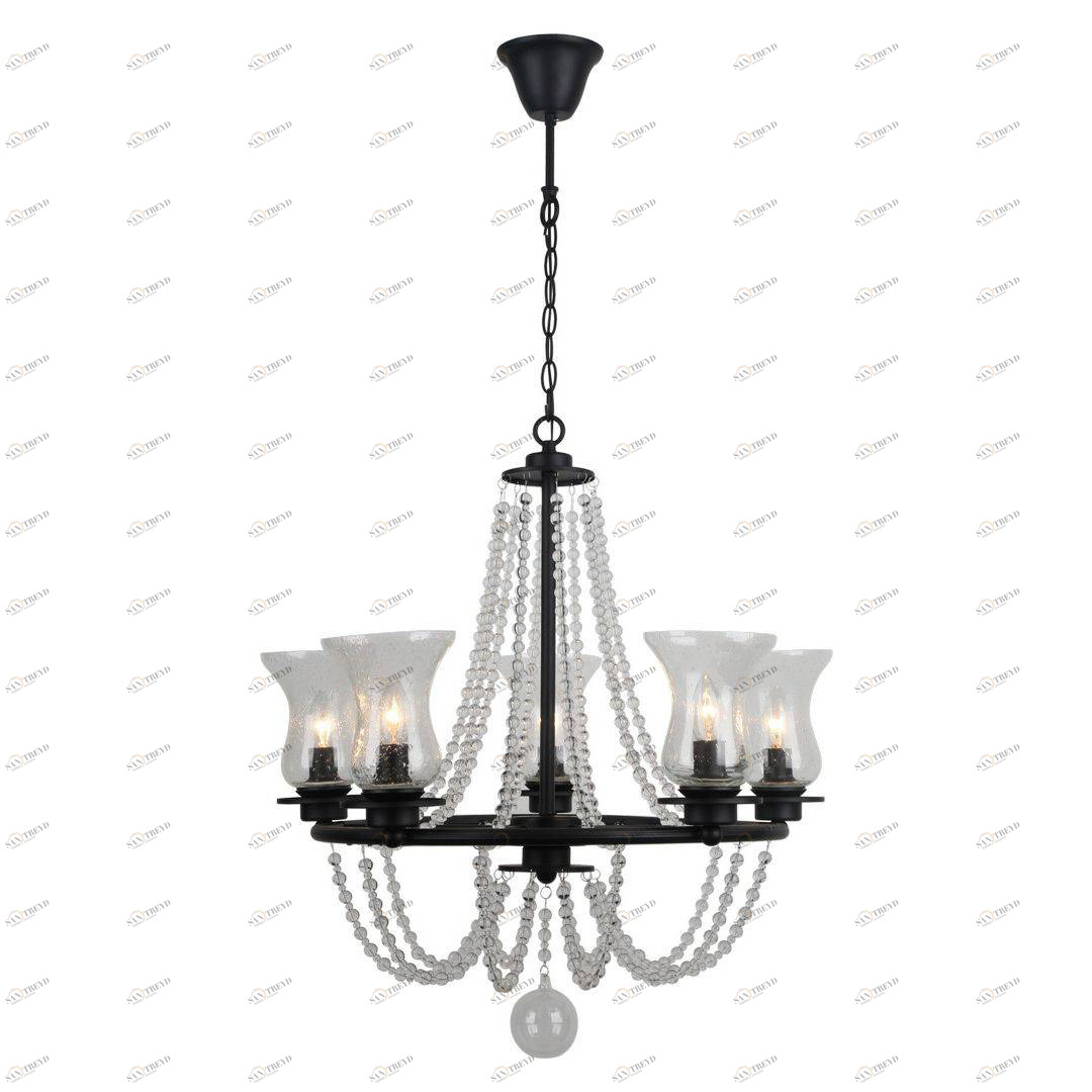 Люстра дизайнерская Dean A6586LM-5BK ARTE LAMP ДИЗАЙНЕРСКИЕ 056505 Белый 