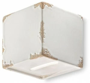 FERROLUCE Квадратный керамический настенный светильник Vintage C1419