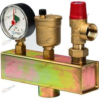 Группа безопасности котла STOUT до 50 кВт SVS0004015025