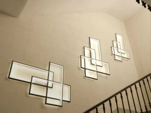 Cinier Светодиодный настенный светильник отраженного света из стали Cinier lt - luminaires led Cinier-trio-lt