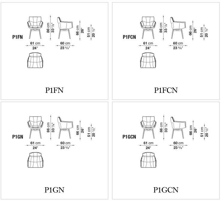 B&B Italia Стул с обивкой и подлокотниками Husk sun-id-1472344 - Вид №4