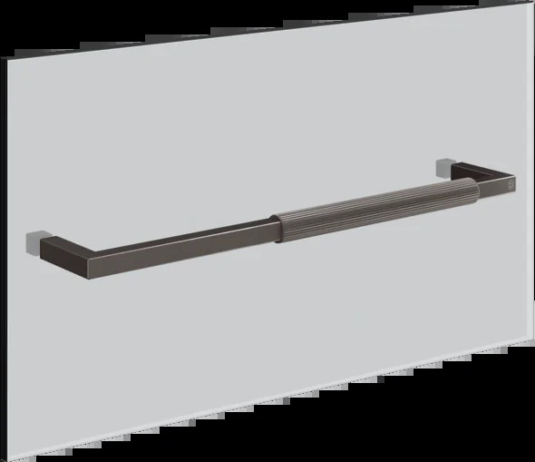 Полотенцесушитель 67543 707 Gessi Shower g ЧЕРНЫЙ МЕТАЛЛ BR. PVD