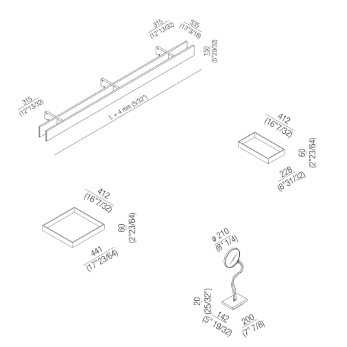 Система декора ванной комнаты In Stock Agape ARCH-00076872 - Вид №9