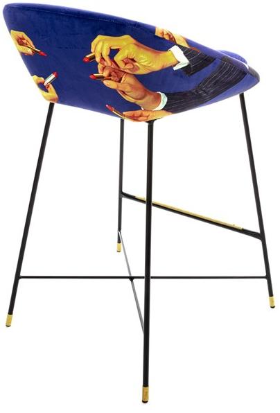 Seletti Высокий табурет из ткани со спинкой Seletti wears toiletpaper 16166 - Вид №5