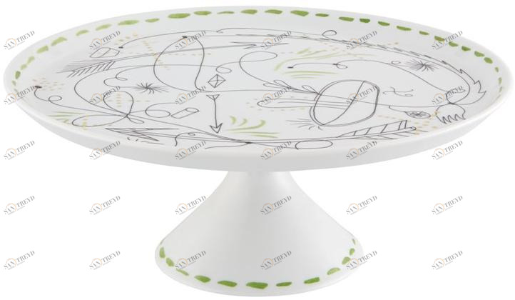 Vista Alegre Круглый поднос из фарфора Folkifunki 21127792 