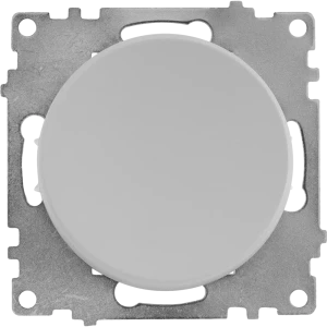 Выключатель встраиваемый Onekeyelectro 1 клавиша с самовозвратом цвет серый