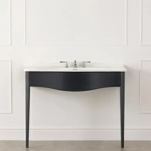 Тумба для ванной с раковиной антрацит Lavello 114 LAV-N-114-AN-IO