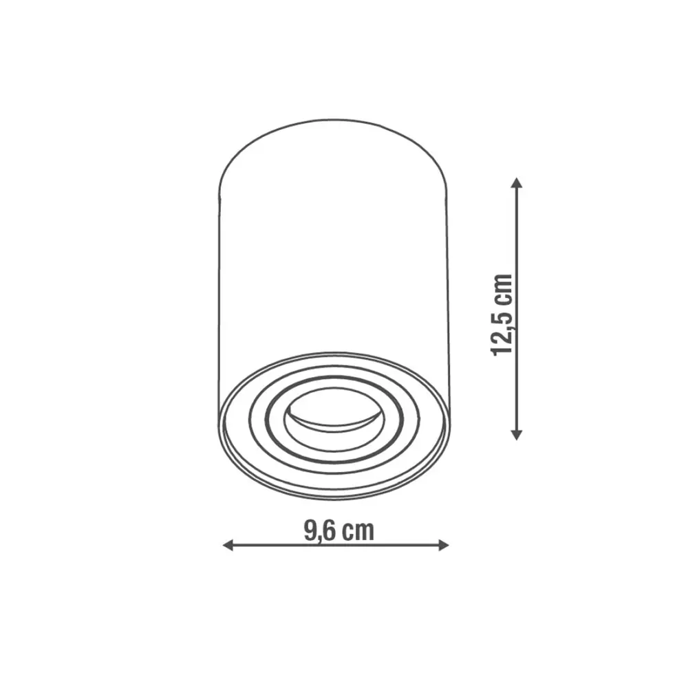 Спот Inspire Bord 1 лампа 10 м² цвет белый 82864076 STLM-2196343  - Вид №5