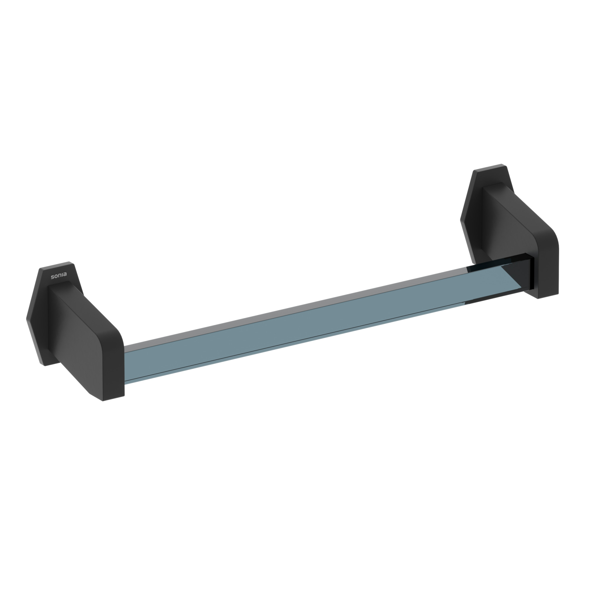 182435 Полотенцедержатель 30 см цвет Черный/Синий Sonia LUCE Испания