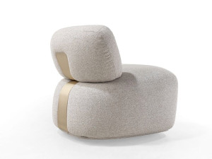 Тканевое вращающееся кресло