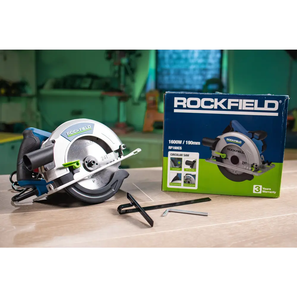 Сетевая циркулярная пила Rockfield RF160CS для точного распила 89366506 STLM-0844028 - Вид №15