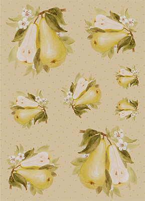 01674 Декупажная карта 21 x 29.7 см СК "Груши" Чип-Арт 