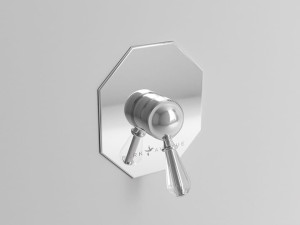 Встраиваемый однорычажный смеситель для душа с пластиной