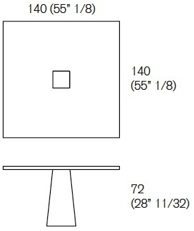 Agapecasa Квадратный стол Incas sun-id-1467655 - Вид №3